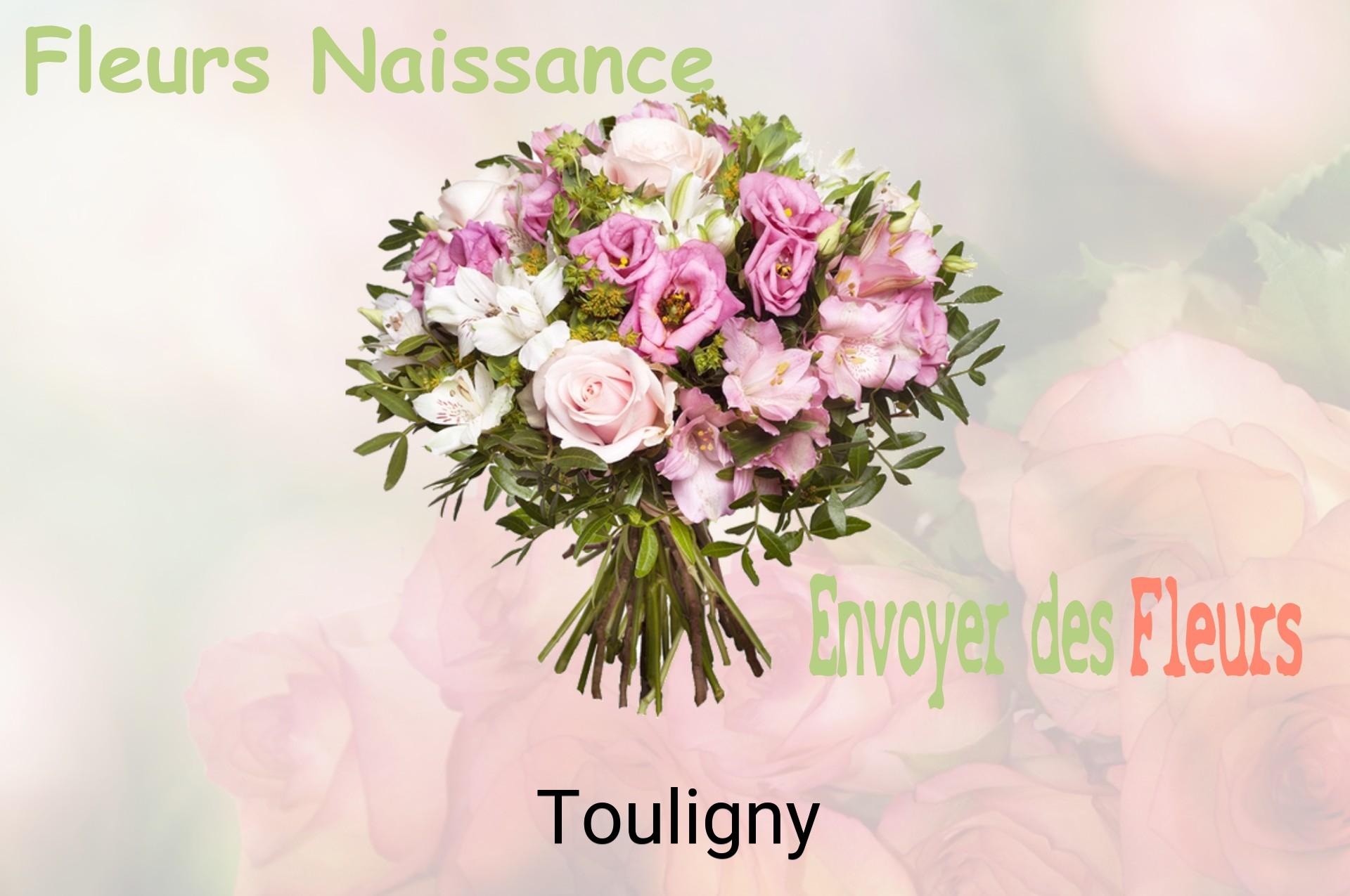 Bouquet de fleurs de naissance livré à Touligny